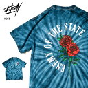 【XL/2XL】ENEMY OF THE STATE Tシャツ 【 ROSE / TIEDYE 】 半袖 西海岸 カリフォルニア サンディエゴ WESTCOAST HIPHOP ヒップホップ タイダイ ビッグサイズ アメリカン メンズ 大きいサイズ【メール便可】