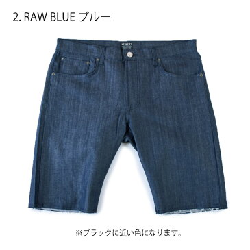 (在庫28in〜34in) KENNEDY デニム ショート パンツ【Made in USA】 ケネディ DENIM SHORT PANTS カットオフ オシャレ ショーパン DENIM シンプル ストリート USサイズ メンズ 大きいサイズ L LL 2L 3L 4L 5L