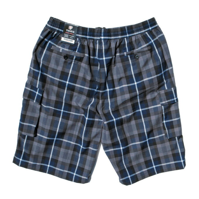 YAGO カーゴショートパンツ 【CL-2 ネイビー】 チェックショーツ YAGO カーゴショートパンツ 【CL-2 ネイビー】 チェックショーツ