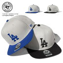 47 キャップ メンズ 47brand フォーティーセブン キャップ【 CAPTAIN LA ドジャース スナップバック 2トーン 】 帽子 MLB オフィシャル ロサンゼルス LOS ANGELES DODGERS 野球 黒 スポーツコーデ US メンズ