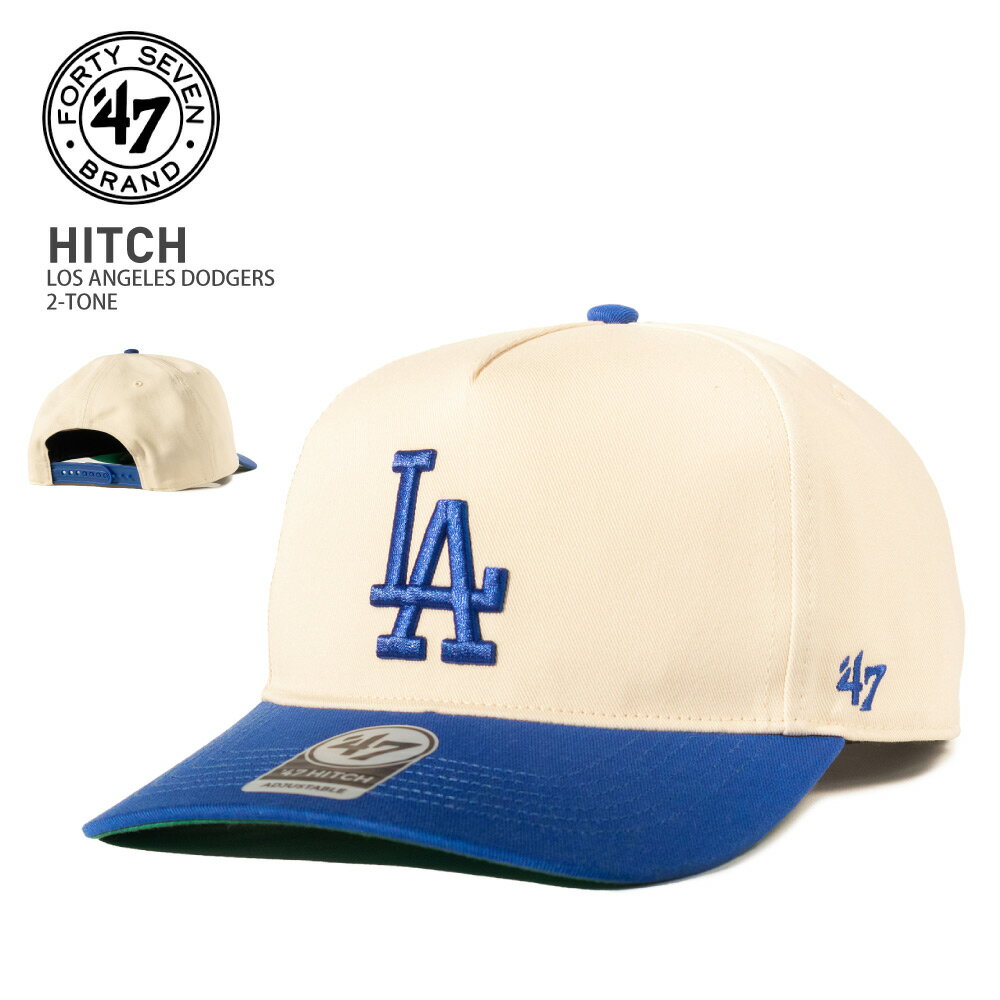 乐天商城 - 47brand フォーティーセブン キャップ【HITCH LA 2トーン ドジャース スナップバック】 帽子 MLB オフィシャル ドジャース LA 野球 スポーツ メンズ ユニセックス