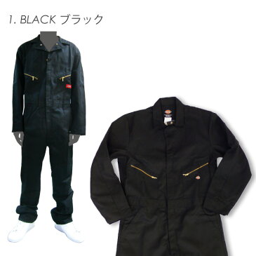 ディッキーズ つなぎ【長袖】カバーオール メンズ 大きいサイズ Dickies オールインワン ユニフォーム 作業着 作業服 文化祭 学園祭 衣装 USサイズ デッキーズ チカーノ ローライダー コスプレ COVERALL ツナギ