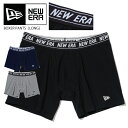 NEW ERA ニューエラ 【ボクサーパンツ ロング】 下着 メンズ スポーツ 黒 ネイビー チャコールグレー NEWERA BOXER PANTS 12341530 12341529 12341528