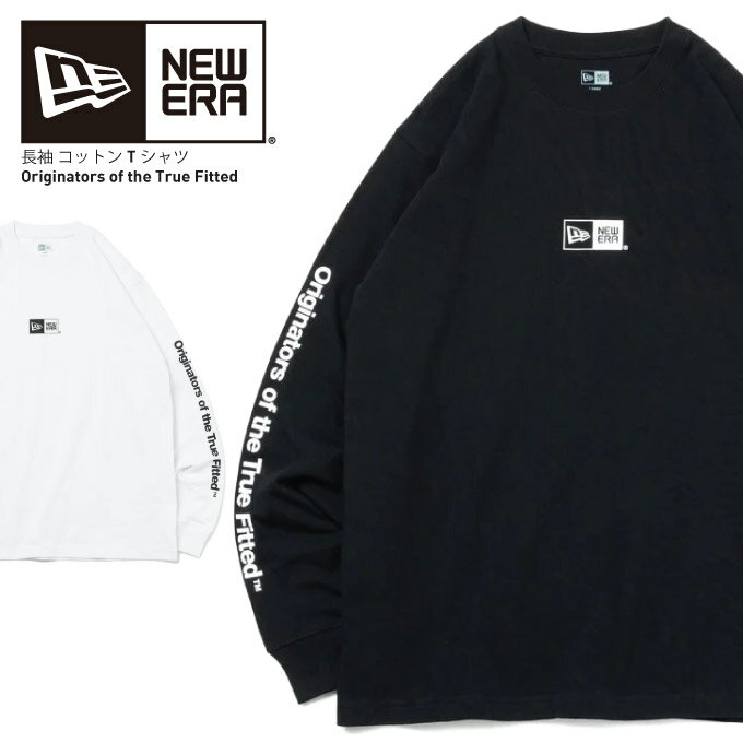 NEW ERA ニューエラ ロングTシャツ ロンT 8オンス ヘビーウェイト 厚手 レギュラーフィット 長袖 袖プリ ニューエラアパレル メンズ 大きいサイズ NEWERA 14122014 14122012