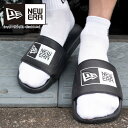 NEW ERA ニューエラ  メンズ ブラック 黒 SHOWER SANDALS 14109991