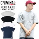 楽天CRIMINAL（クリミナル）【残りグレーXLのみ】【厚手 良質ヘビーウェイト】無地Tシャツ 半袖 【インド製スーパーコームドコットン100％】プロクラブより上質 肉厚 透けない ヘビーオンス ヘビーウェイト ダンス衣装 ビックT メンズ クリミナル