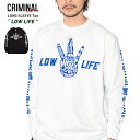  CRIMINAL オリジナル ロングTシャツ  ハンドサイン WEST COAST LA ロサンゼルス 袖プリ 5.8oz ロンT ウエストコースト チカーノ HIPHOP 大きいサイズ ビッグサイズ アメリカン