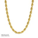 `F[ lbNX y ROPE [v z 75cm XeXEXeB[ \ʃS[hbL qbvzbv WG[ bL BIG 80's 90's HIPHOP GOLD CHAIN NECKLACE STREET Xg[g