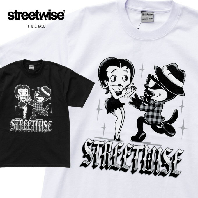 STREETWISE ストリートワイズ Tシャツ 【 THE CHASE 】 ヘビーウェイト LA ロサンゼルス カリフォルニア 西海岸 ヒップホップ ローライダー WESTCOAST HIPHOP ビッグサイズ メンズ 大きいサイズ