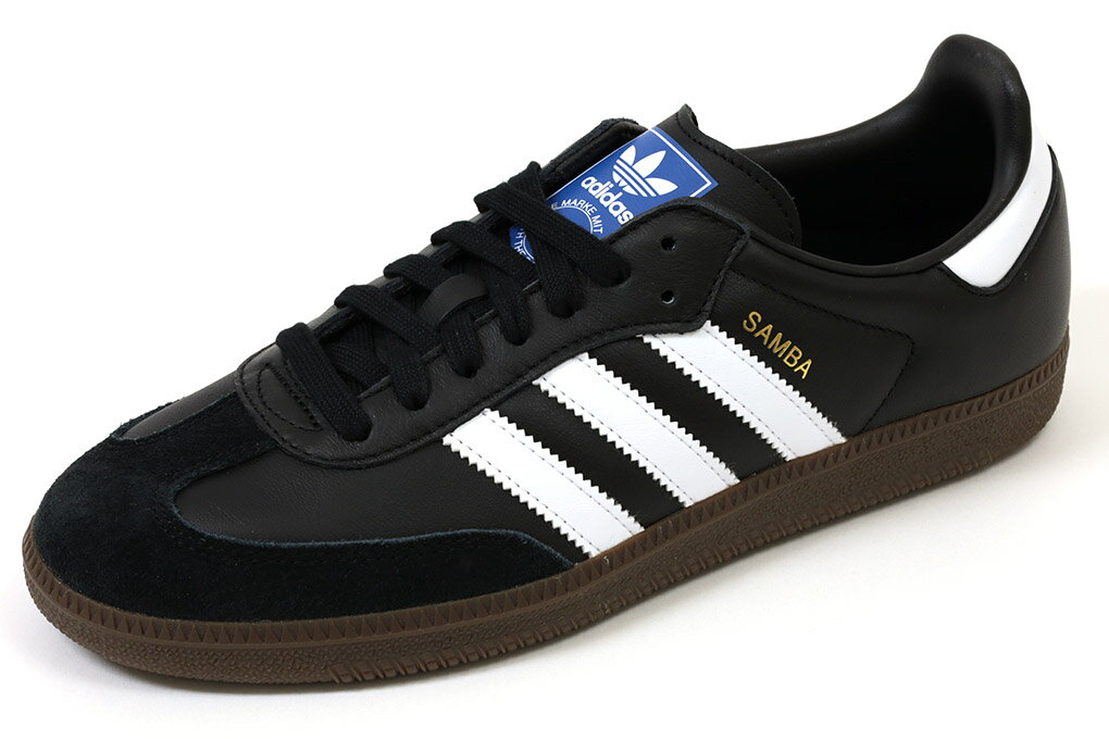 アディダス オリジナルス サンバ OG コアブラック/フットウェアホワイト/ガム adidas Originals SAMBA OG B75807 CBLACK/FTWWHT/GUM