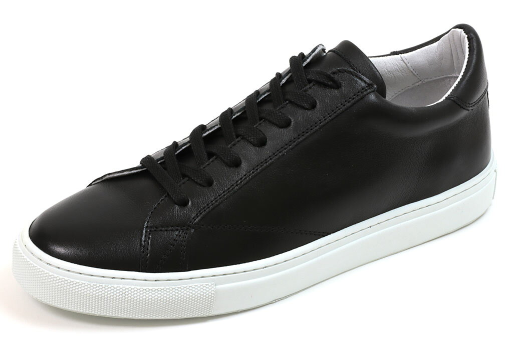 Amb　レースアップスニーカー　ブラックレザー　（Amb　9838　ARCHY　BLACK　LINING&INSOLE　WHITE）