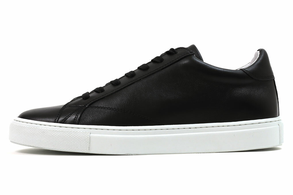 Amb　レースアップスニーカー　ブラックレザー　（Amb　9838　ARCHY　BLACK　LINING&INSOLE　WHITE）