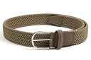 メッシュベルト 【ポイント10倍！】アンダーソンズ　ラバーメッシュベルト　35mm　オリーブ　Anderson's　0667　F8　OLIVE