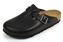ビルケンシュトック ボストン ナチュラルレザー ヴィンテージウッドブラック BIRKENSTOCK Boston 1023458 Vintage Wood Black(4)