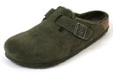 【ポイント10＋5倍】ビルケンシュトック　ボストン　シアリング　レギュラー幅　タイム　BIRKENSTOCK　Boston　Shearling　1025686　Thyme