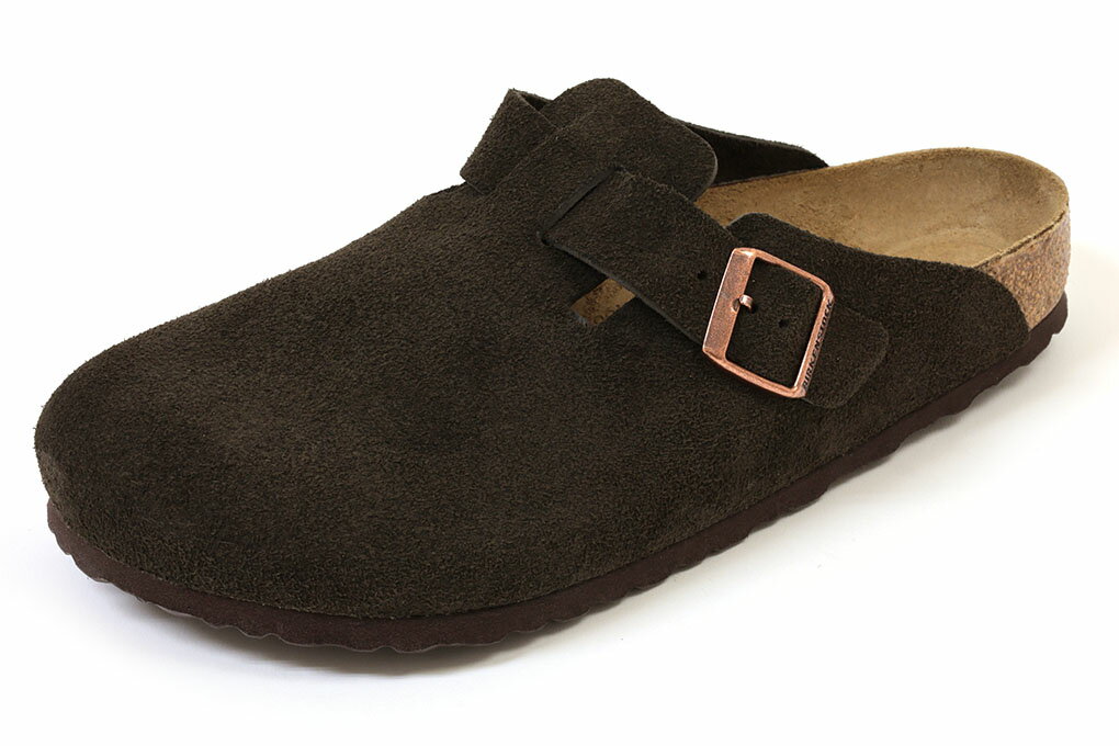 【100円クーポン】ビルケンシュトック　ボストン　スエード　モカ　BIRKENSTOCK　Boston　Suede　60901　Mocca