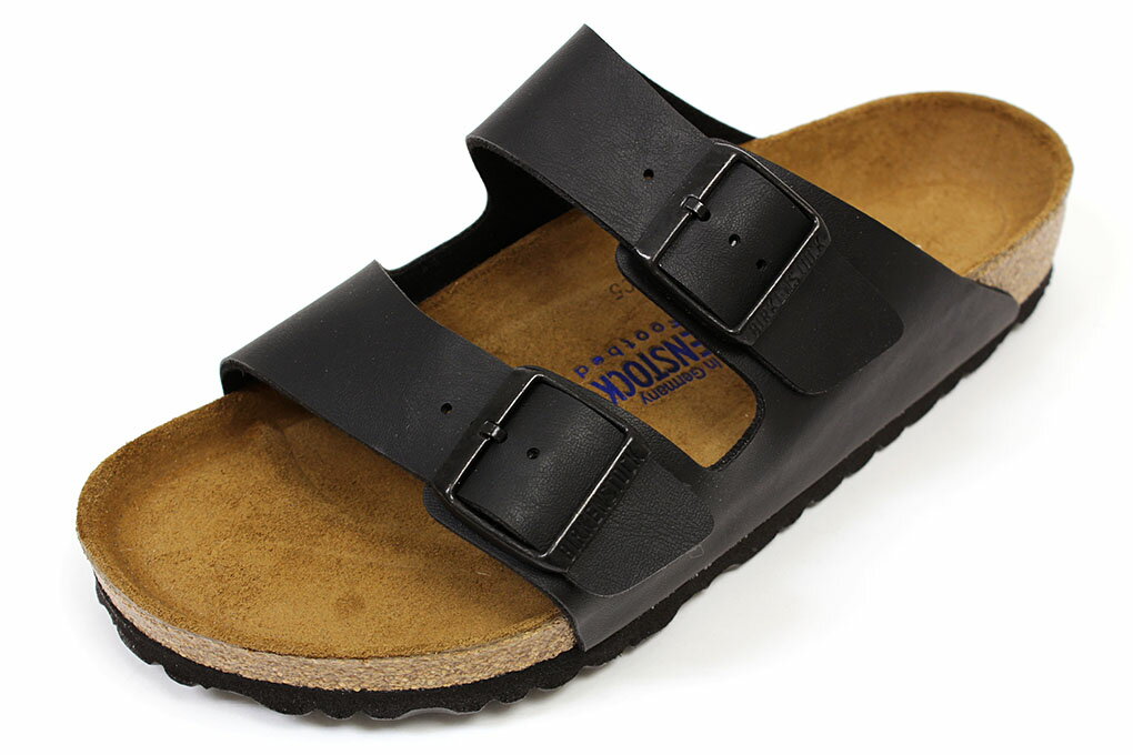 【100円クーポン】【ソフトフットベッド】ビルケンシュトック　サンダル　アリゾナ　ブラック　（BIRKENSTOCK　Arizona　551251　Black）