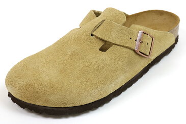 【ポイント10倍！】ビルケンシュトック　ボストン　スエード　サンド　（BIRKENSTOCK　Boston　Suede　1008073　Sand）