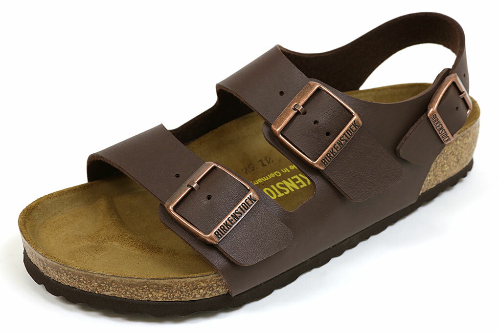 【100円クーポン】ビルケンシュトック　サンダル　ミラノ　ダークブラウン　（BIRKENSTOCK　Milano　34701　Dark Brown）