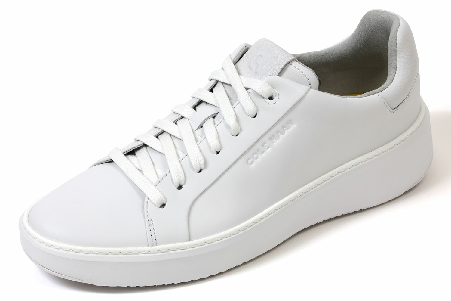 【ポイント10倍+10倍】コールハーン グランドプロ トップスピン レザースニーカー オプティックホワイト COLE HAAN GRAND PRO TOP SPIN C35573 OPT WHITE