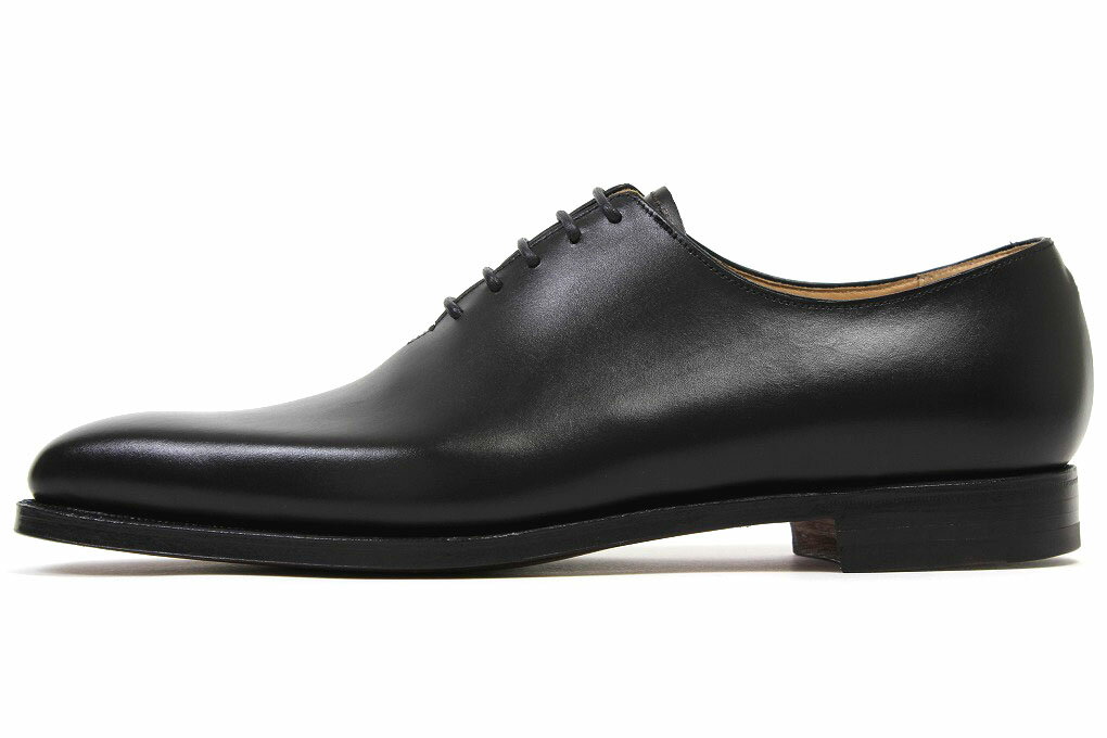 クロケット＆ジョーンズ　ワンピース・プレーントゥ　アレックス　ブラックカーフ（CROCKETT&JONES　ALEX　BLACK　CALF）