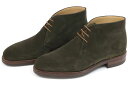 クロケット＆ジョーンズ チャッカブーツ チルターン アースグリーン スエード ダイナイトソール（CROCKETT JONES CHILTERN EARTH GREEN SUEDE）