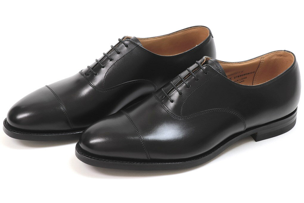 クロケット＆ジョーンズ　ストレートチップ　コノート2　ブラックカーフ　シティソール（CROCKETT&JONES　CONNAUGHT2　BLACK　CALF　CITY　SOLE）