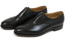 クロケット＆ジョーンズ ストレートチップ コノート ブラックカーフ（CROCKETT JONES CONNAUGHT BLACK CALF）