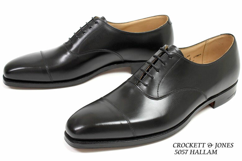 クロケット＆ジョーンズ　ストレートチップ　ハラム　ブラック（CROCKETT&JONES　HALLAM　BLACK　CALF）