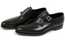 【ポイント10倍！】クロケット＆ジョーンズ ハンドグレード ダブルモンク セイモア3 ブラックカーフ（CROCKETT JONES SEYMOUR3 BLACK CALF）