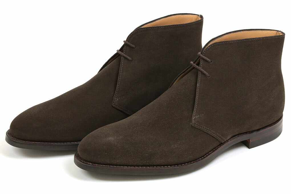 【ポイント10＋5倍】クロケット＆ジョーンズ　チャッカブーツ　アップトン　ダークオークスエード（CROCKETT&JONES　UPTON　DARK　OAK　SUEDE）