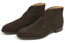 クロケット＆ジョーンズ　チャッカブーツ　アップトン　ダークオークスエード（CROCKETT&JONES　UPTON　DARK　OAK　SUEDE）