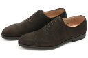 クロケット＆ジョーンズ　クォーターブローグ　ウエストボーン　ダークブラウンスエード　シティソール（CROCKETT&JONES　WESTBOURNE　DARKBROWN　CALF　SUEDE　CITY　SOLE）