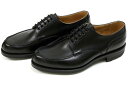 【ポイント10＋5倍】クロケット＆ジョーンズ Uチップ ウェックスフォード ブラック ワックスカーフ（CROCKETT JONES WEXFORD BLACK WAX CALF）