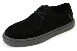 【SALE/セール対象商品】フレッドペリー　チロリアン　ダーソン　ロウ　スエード　ブラック　FRED　PERRY　DAWSON LOW SUEDE　B4350　102　BLACK