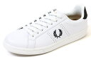 【ポイント10＋5倍】フレッドペリー　レザースニーカー　B721　ホワイト/ネイビー　FRED　PERRY　B6312　567　WHITE/NAVY