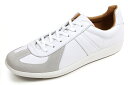 【ポイント10倍！】ジャーマントレーナー　ローカットスニーカー　ホワイト×ホワイト　GERMAN　TRAINER　REPRODUCTED　EDITION　MODEL　42500　WHITE/WHITE