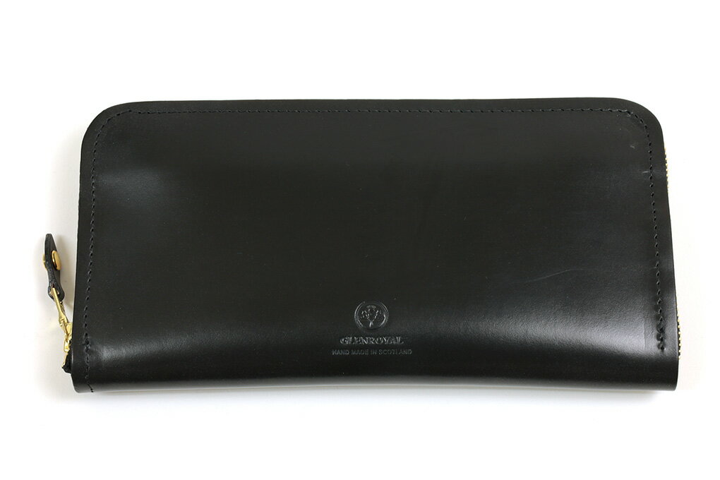 グレンロイヤル 財布（メンズ） グレンロイヤル　ラウンドジップ長財布　ニューブラック　GLENROYAL　ZIP AROUND LONG PURSE　03-6029　NEW BLACK