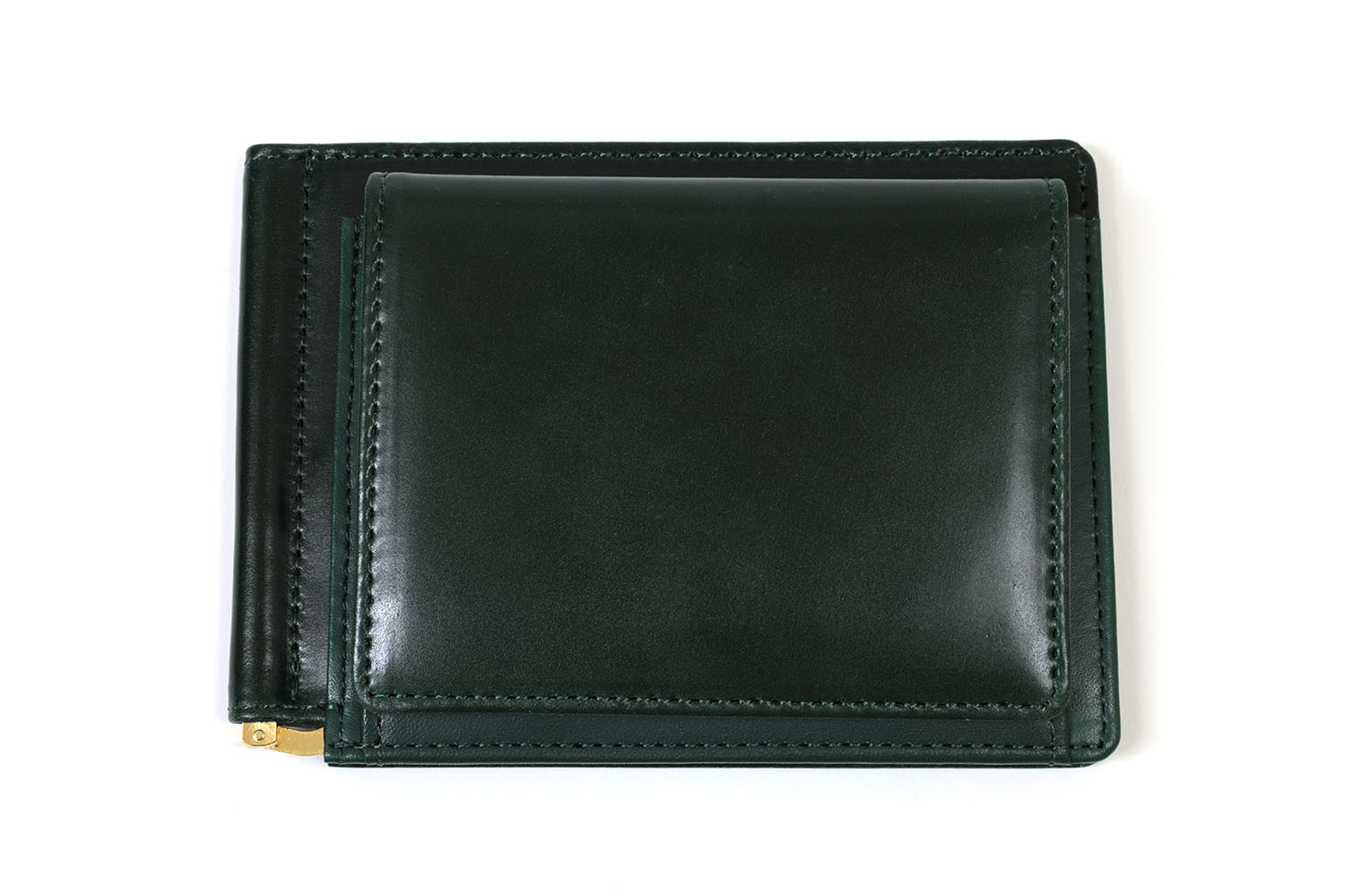 【エントリーでポイント5倍！】グレンロイヤル　マネークリップ　コードバン　ダークグリーン　GLENROYAL　MONEY CLIP　J2-0024　DK GREEN