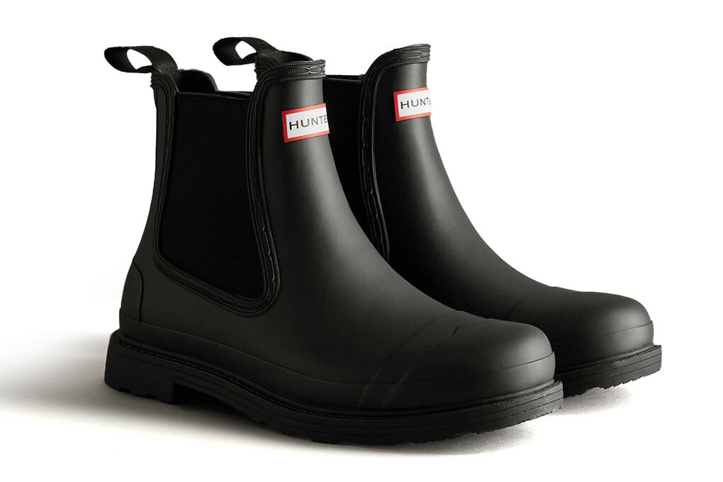 ハンター　メンズ　コマンド　チェルシーブーツ　ブラック　HUNTER　MENS　COMMANDO　CHELSEA　BOOTS　MFS9016RMA　BLK