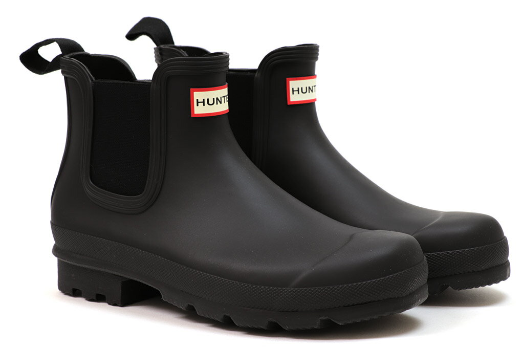 【100円クーポン】ハンター　メンズ　 オリジナル　チェルシー　ブーツ　ブラック　（HUNTER　MENS　ORIGINAL　CHELSEA　BOOTS　MFS9116RMA　BLACK）