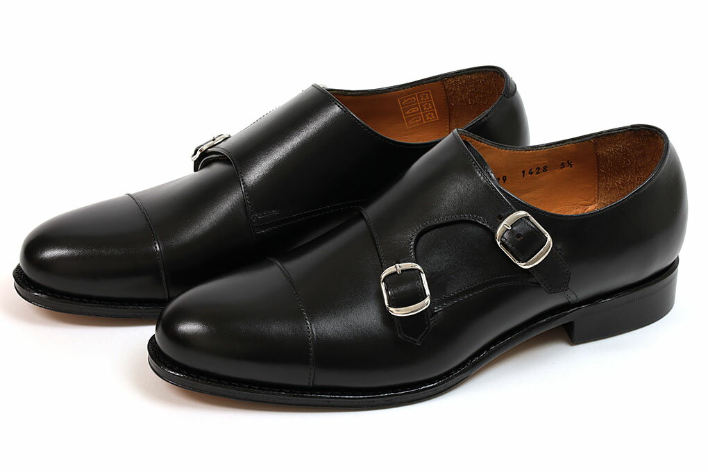 【WOMEN】ジャランスリウァヤ　ダブルモンク　ブラック　JALAN　SRIWIJAYA　98679　BLACK　CALF