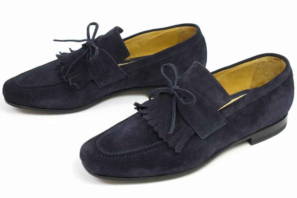 【SALE/セール対象商品】オロビアンコ　キルトローファー　ヴェローナ　ネイビースエード　　Orobianco　VERONA　BLU