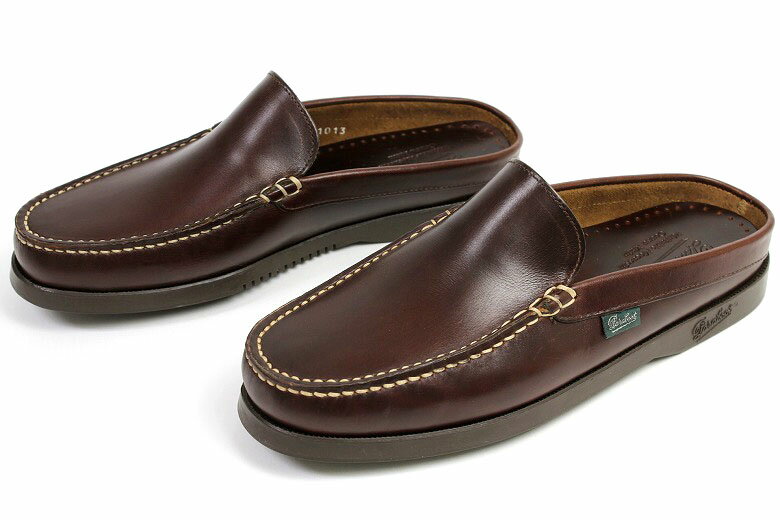 パラブーツ　ミュール　バハマ　アメリカ　（Paraboot　BAHAMAS　MARRON-LIS　AMERICA）