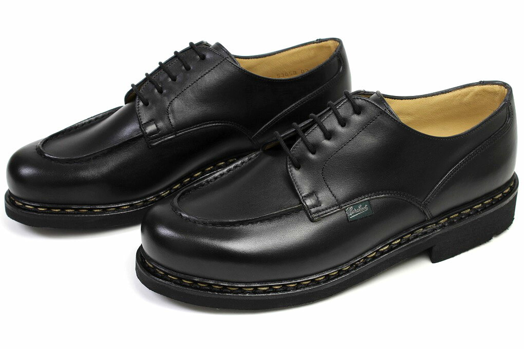 【100円クーポン】パラブーツ　シャンボード　ブラック　　（Paraboot　CHAMBORD　NOIR-LIS　NOIR）