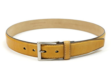 42NDロイヤルハイランドアンティークフィニッシュカーフベルト32mmベージュ(42NDROYALHIGHLANDKB04-15BEIGE)