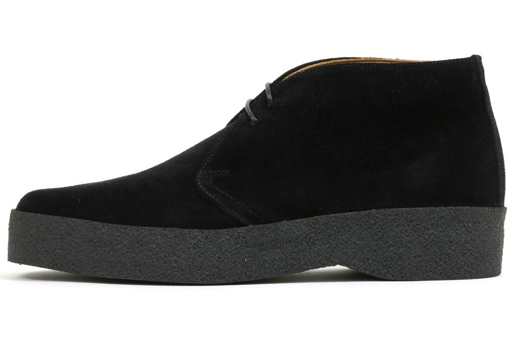 サンダース　マッドガード　ブリットチャッカ　ブラックスエード　（Sanders　#9877　Brit　Chukka　Black　Suede） 2