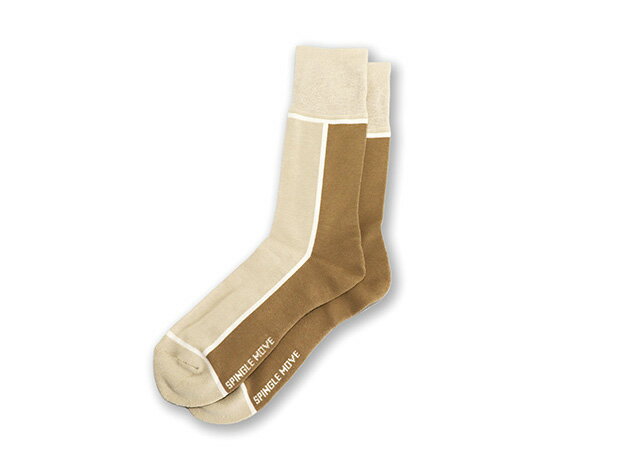 スピングルムーヴ×シックストックス　ソックス　ベージュ　SPINGLE　MOVE　CHICSTOCKS　SPS-010　Beige