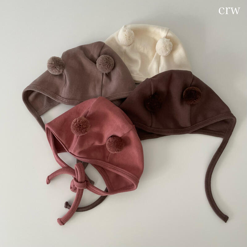 Bear Bonnet ベアボンネット 韓国子供服 帽子 くま ボンネット 秋 冬 韓国 子供服 人気 女の子 おすすめ ベビー 韓国子ども服 21年レディースファッション福袋 キッズ ファッション かわいい コットン 男の子 おしゃれ