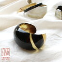 【再入荷】L'INDOCHINEUR ランドシヌール バッファローホーン SABOT バングル BJX014W アクセサリー 水牛 デザイン おしゃれ レディー...